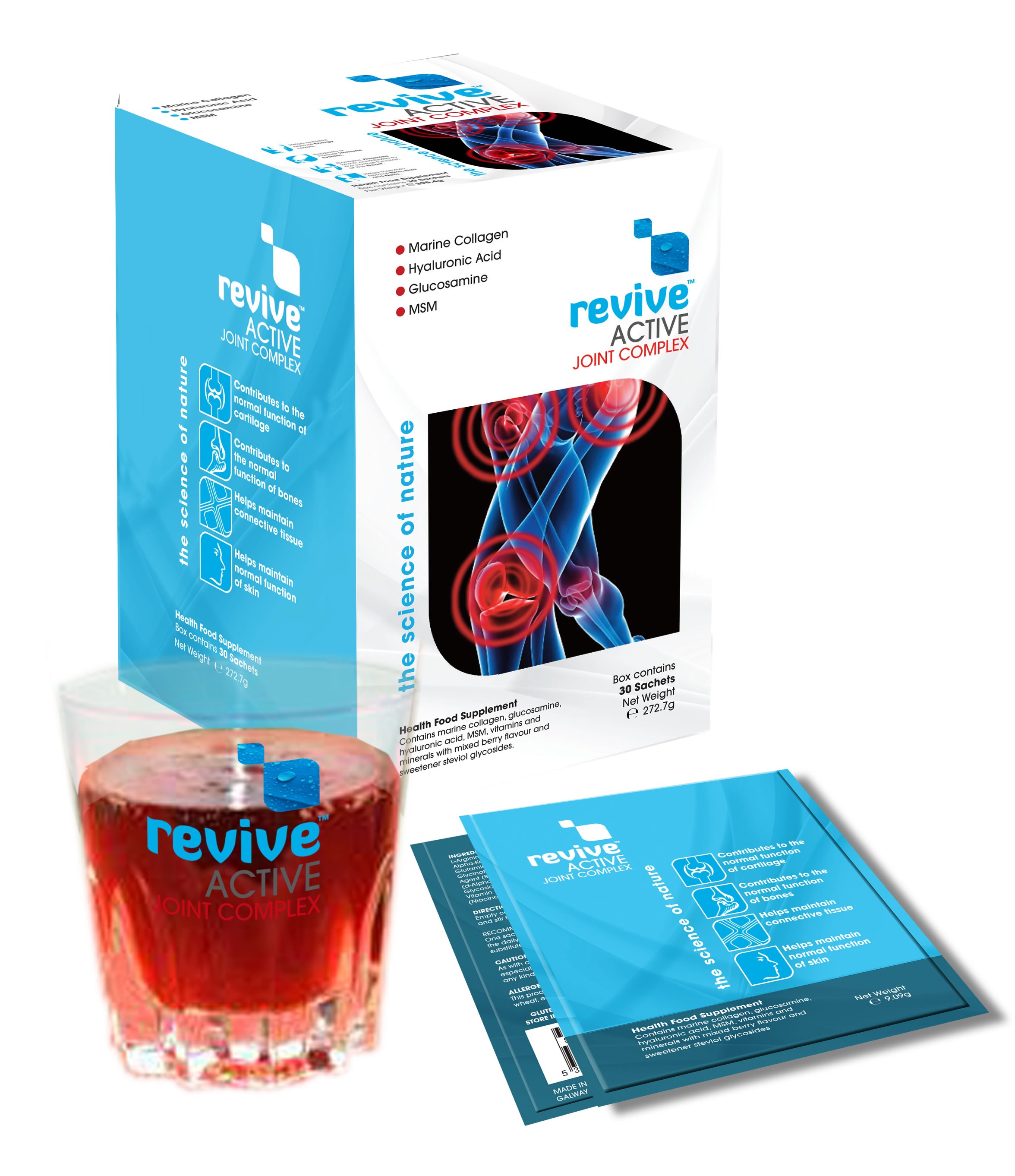 Revive Active  - A Joint Complex- A  Science of Nature - Contains Collagen, MSM, hyaluronic acid and Glucosamine